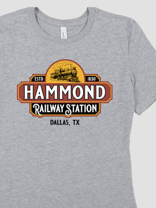 Railway Station : Premium Ladies T-Shirts