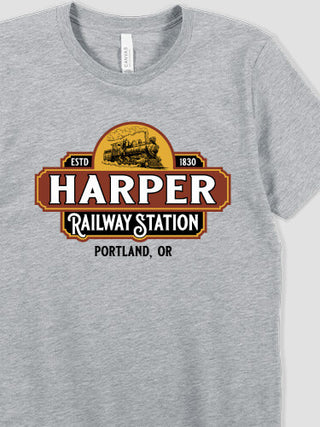 Railway Station : Printed T-Shirts