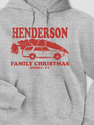 Retro Family Christmas : Printed Hoodies