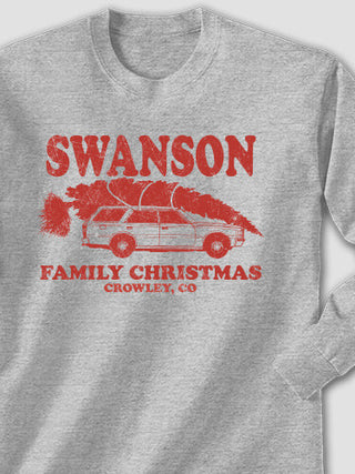 Retro Family Christmas : Printed Long Sleeves