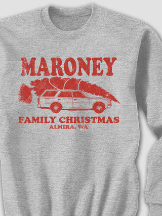 Retro Family Christmas : Printed Sweatshirts