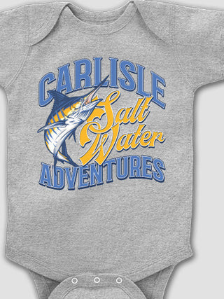 Salt Water Adventures : Printed Baby Bodysuits