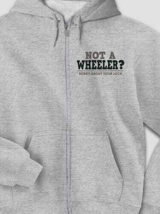 Sorry About Your Luck : Embroidered Zip Hoodies