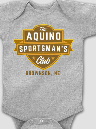 Sportsman's Club : Printed Baby Bodysuits