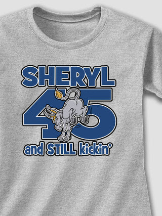 Still Kicking : Adult Ladies Fitted T-Shirt