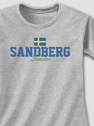 Sweden Flag : Printed T-Shirts