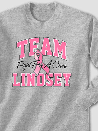 Team Pink : Printed Long Sleeves
