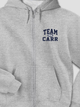 Team USA : Embroidered Zip Hoodies