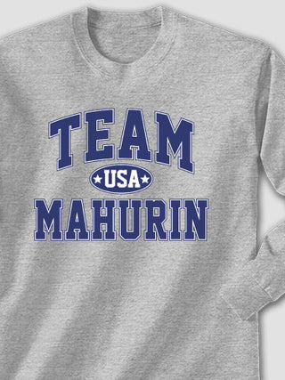 Team USA : Printed Long Sleeves