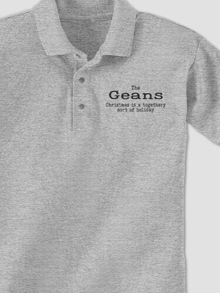 Togethery Holiday : Embroidered Polo Shirts