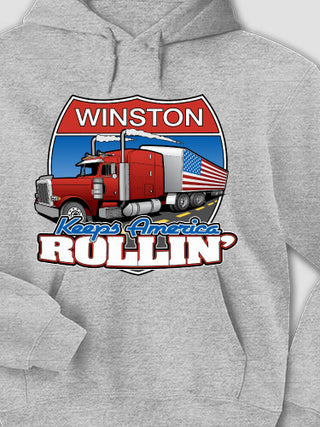 Trucking : Printed Hoodies