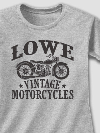 Vintage Motorcycles : Adult Ladies Fitted T-Shirt