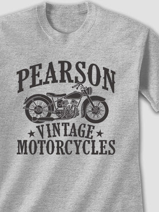 Vintage Motorcycles : Printed T-Shirts