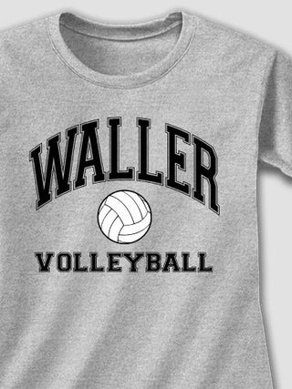 Volleyball : Adult Ladies Fitted T-Shirt