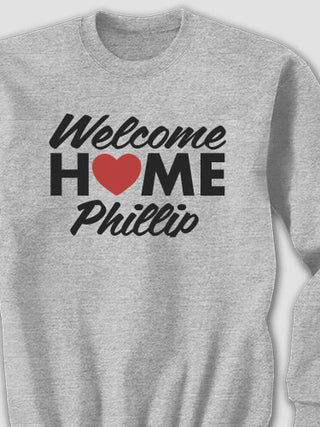 Welcome Home Heart : Printed Sweatshirts
