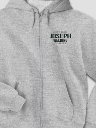Welding : Embroidered Zip Hoodies