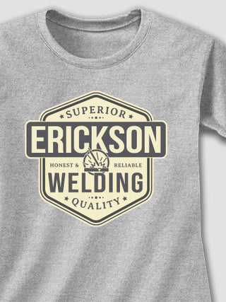 Welding : Adult Ladies Fitted T-Shirt