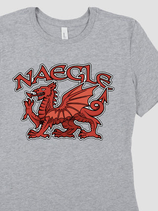 Welsh Dragon : Premium Ladies T-Shirts