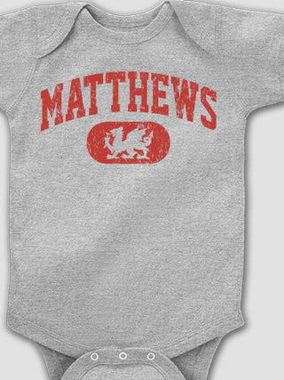 Welsh Varsity : Printed Baby Bodysuits