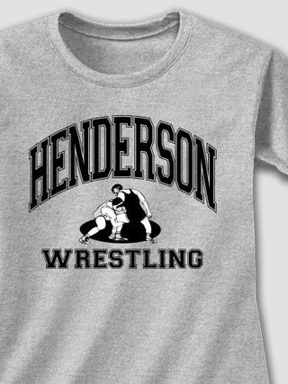 Wrestling : Adult Ladies Fitted T-Shirt