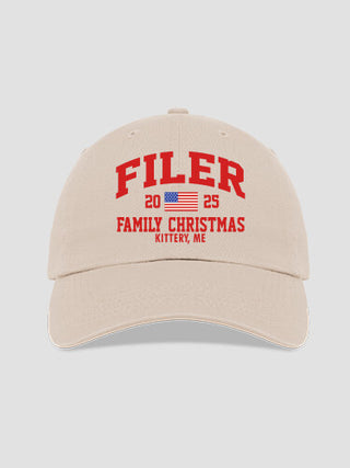American Christmas Varsity : Embroidered Baseball Hats