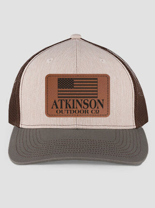 American Outdoor Company : Structured Trucker Hats with Patch