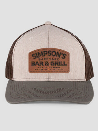 Backyard Bar and Grill : Structured Trucker Hats with Patch