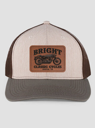 Classic Cycles : Structured Trucker Hats with Patch