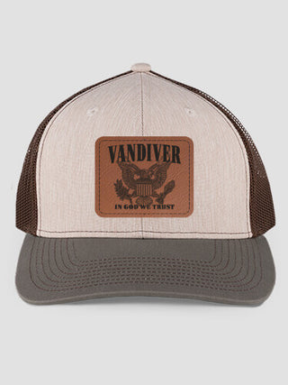 In God We Trust : Structured Trucker Hats with Patch