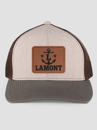 Nautical Monogram : Structured Trucker Hats with Patch