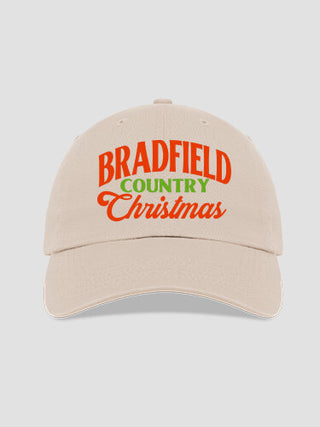 Country Christmas : Embroidered Baseball Hats