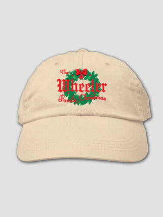 Family Christmas : Embroidered Baseball Hats