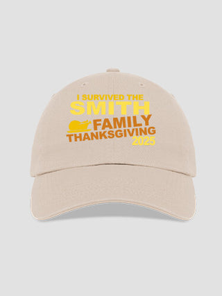 I Survived Thanksgiving : Embroidered Baseball Hats