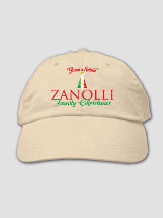 Italian Family Christmas : Embroidered Baseball Hats