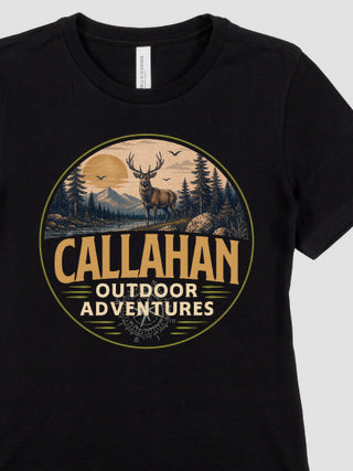 Outdoor Adventures Hunting : Premium Printed T-Shirts