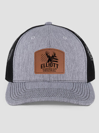 Hunting American Original : Structured Trucker Hats with Patch