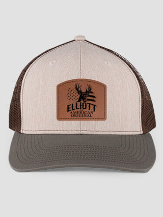 Hunting American Original : Structured Trucker Hats with Patch