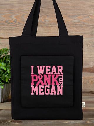 I Wear Pink : Canvas Totes