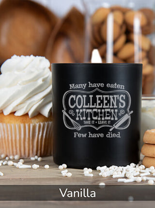 Few Have Died Kitchen : 11oz. Engraved Scented Candles