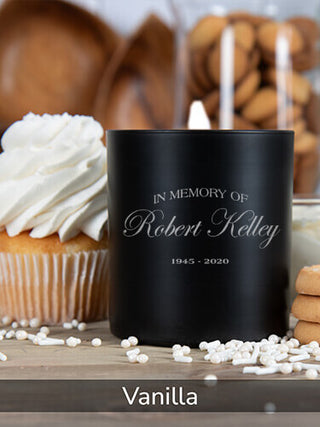 In Memory Of : 11oz. Engraved Scented Candles
