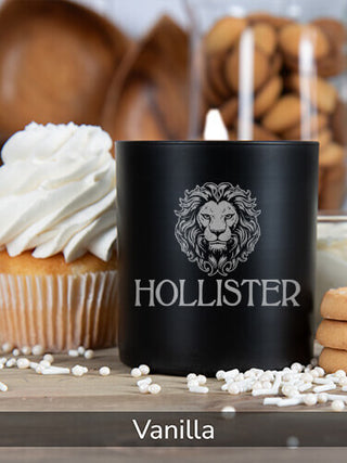 Lion : 11oz. Engraved Scented Candles