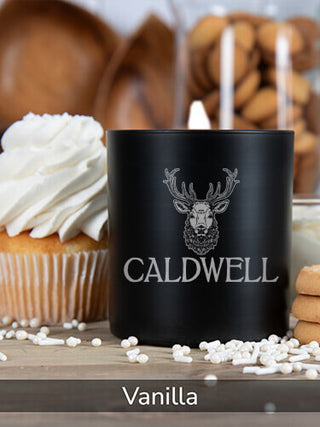Old Stag : 11oz. Engraved Scented Candles
