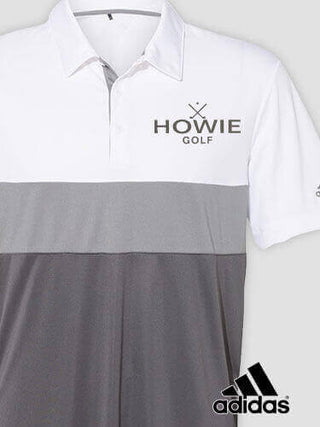 Golf : Embroidered Adidas&reg; Color Block Polo Shirts