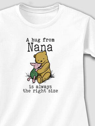 A Hug : Adult Ladies Fitted T-Shirt
