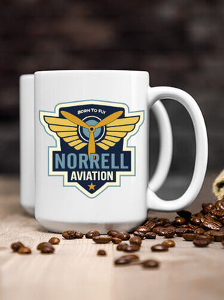 Aviation Patch : Ceramic Coffee Mugs