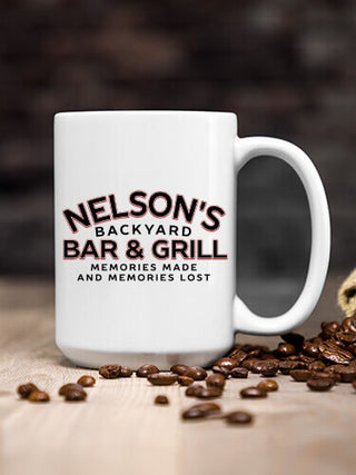 Backyard Bar and Grill : Ceramic Coffee Mugs