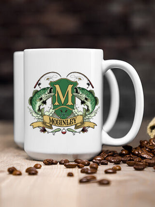 Bass Coat Of Arms : Ceramic Coffee Mugs