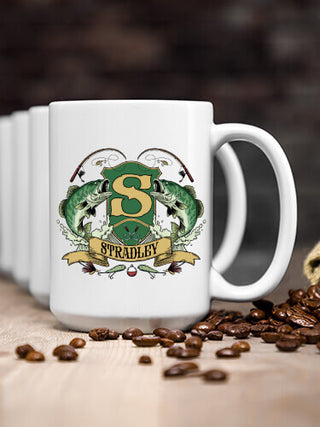 Bass Coat Of Arms : Ceramic Coffee Mugs