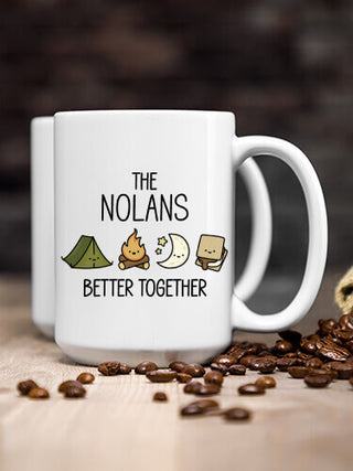 Better Together Camping : Ceramic Coffee Mugs
