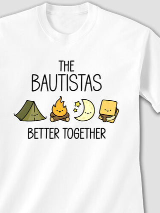 Better Together Camping : Printed T-Shirts
